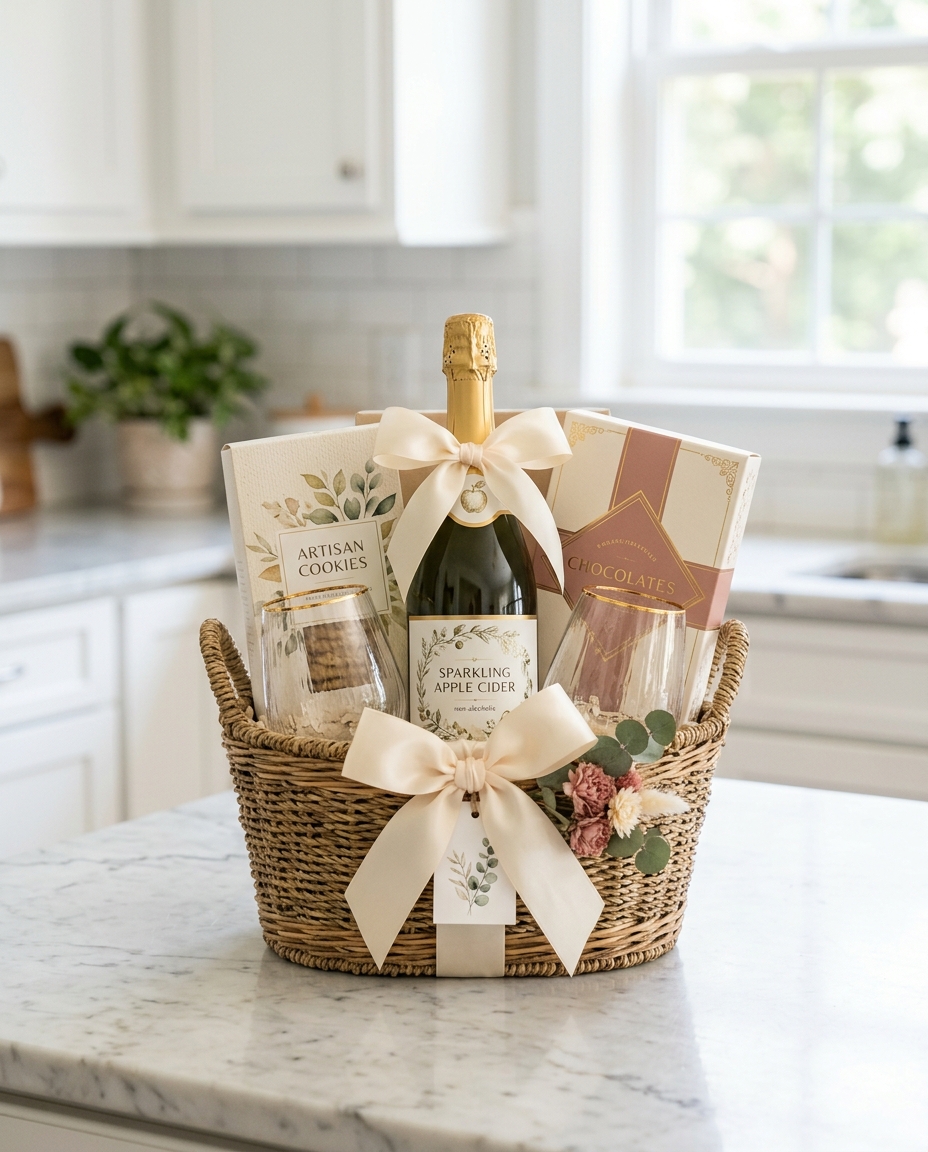 Something to Celebrate — gift basket by With Care by Denise