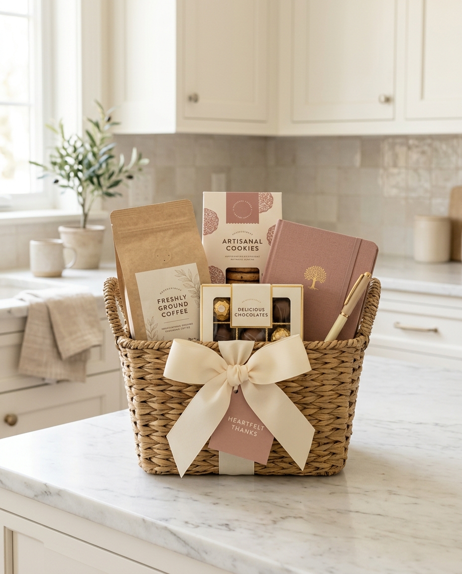 The Thoughtful Thank-You — gift basket by With Care by Denise